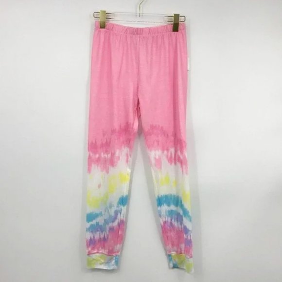 🎬✨Lavender by Us Angels Girls Tie Dye Pull on Elastic Waist Pant NWOT - Picture 1 of 7